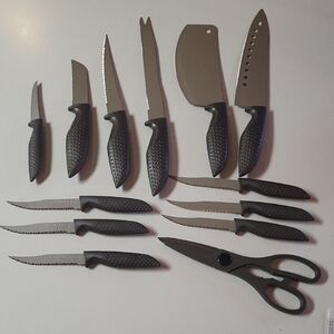 13 Piece Titanium Knife Set